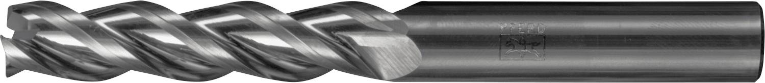 Eine Nahaufnahme eines Metallbohrers mit einer Spiralnutengestaltung, der zum Bohren in verschiedene Materialien verwendet wird.