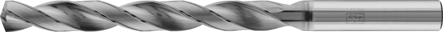 Eine Nahaufnahme eines Metallbohrers mit Spiralrillen, die detailliertes Handwerk und Design zeigt.
