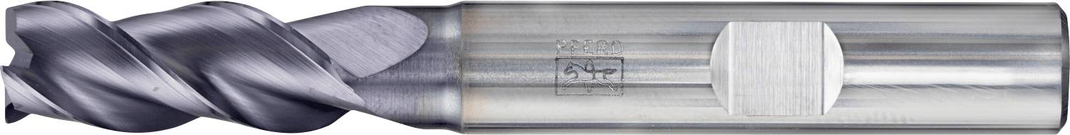 Eine Nahaufnahme eines Metallbohrers mit einer spiralförmigen Schneidkante, der für präzises Bohren in der Fertigung oder im Bauwesen verwendet wird.