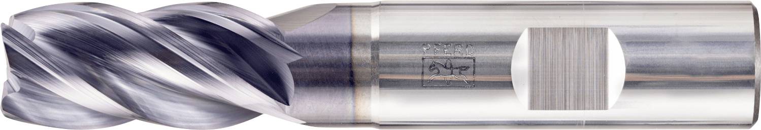 Eine Nahaufnahme eines Metallbohrers mit einer Spiraldesign, die seine scharfen Schneidkanten und polierten Oberfläche zeigt.