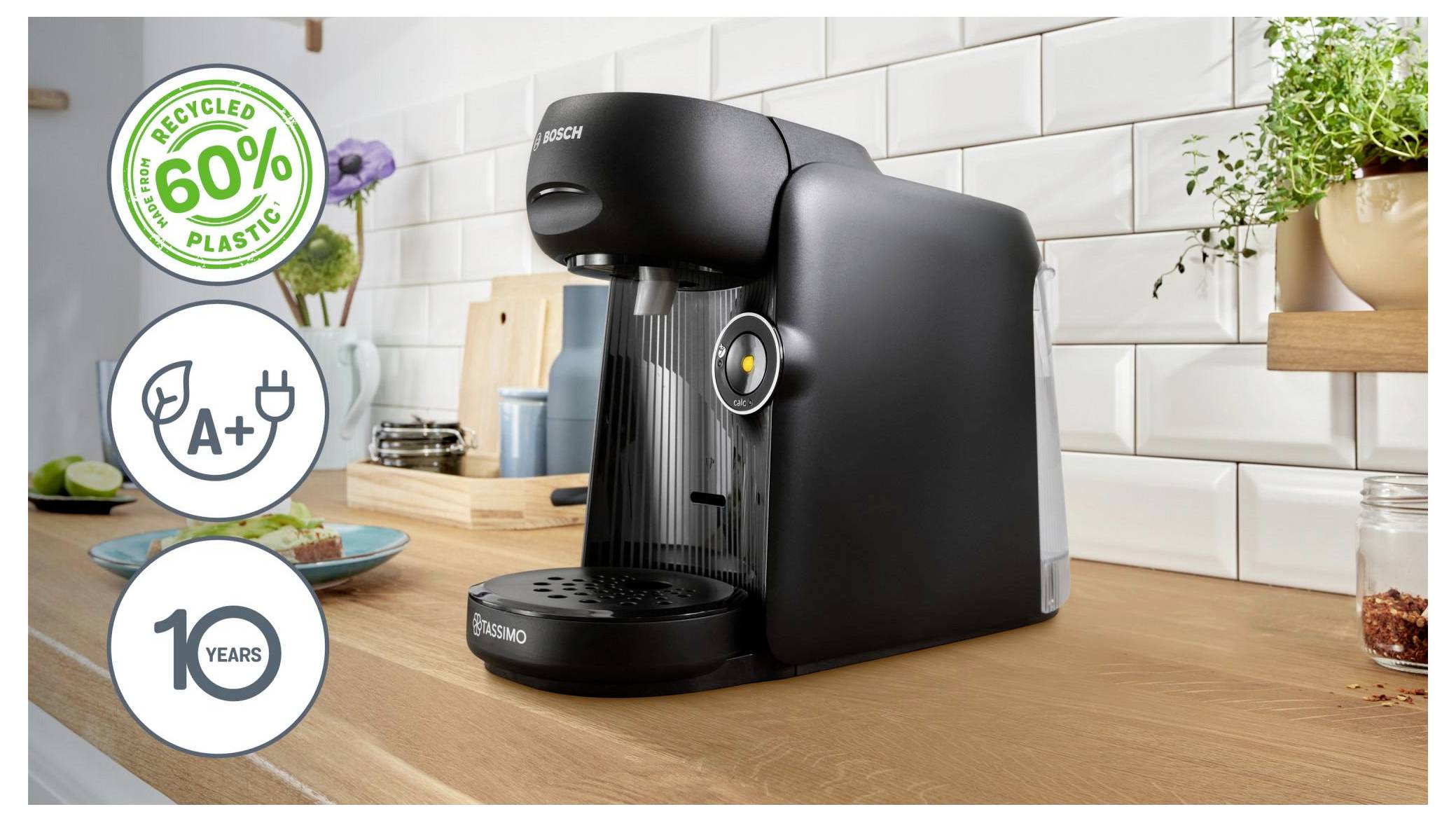 Bosch Tassimo FINESSE TAS162E Kapselmaschine Schwarz