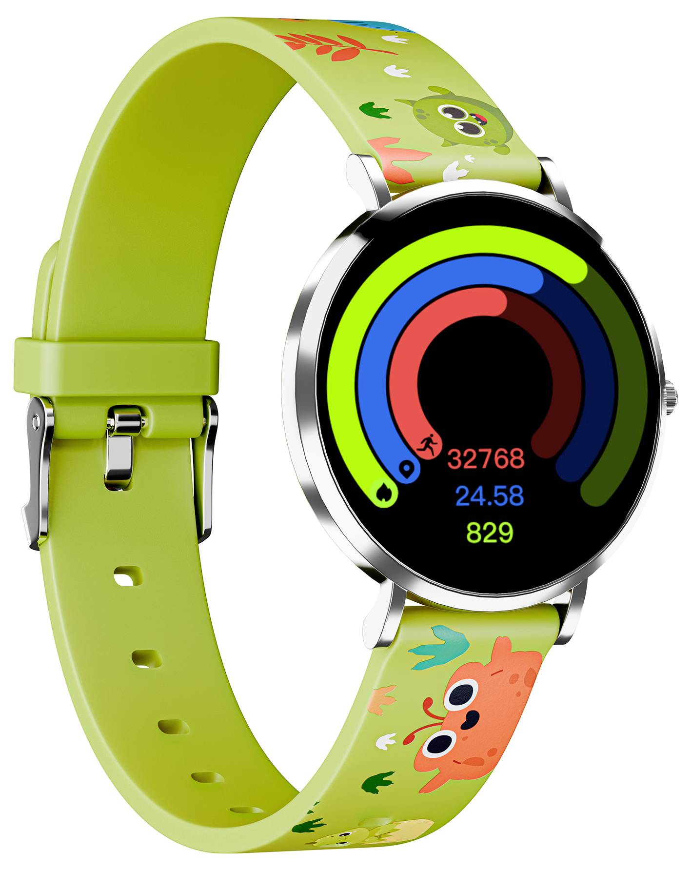 XCOAST LINO TIME Kinder-Smartwatch 38 mm Grün