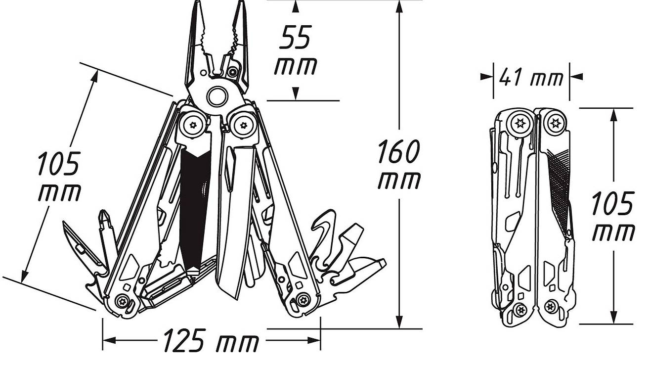 Hazet 2159-1 Multitool Schwarz/Blau