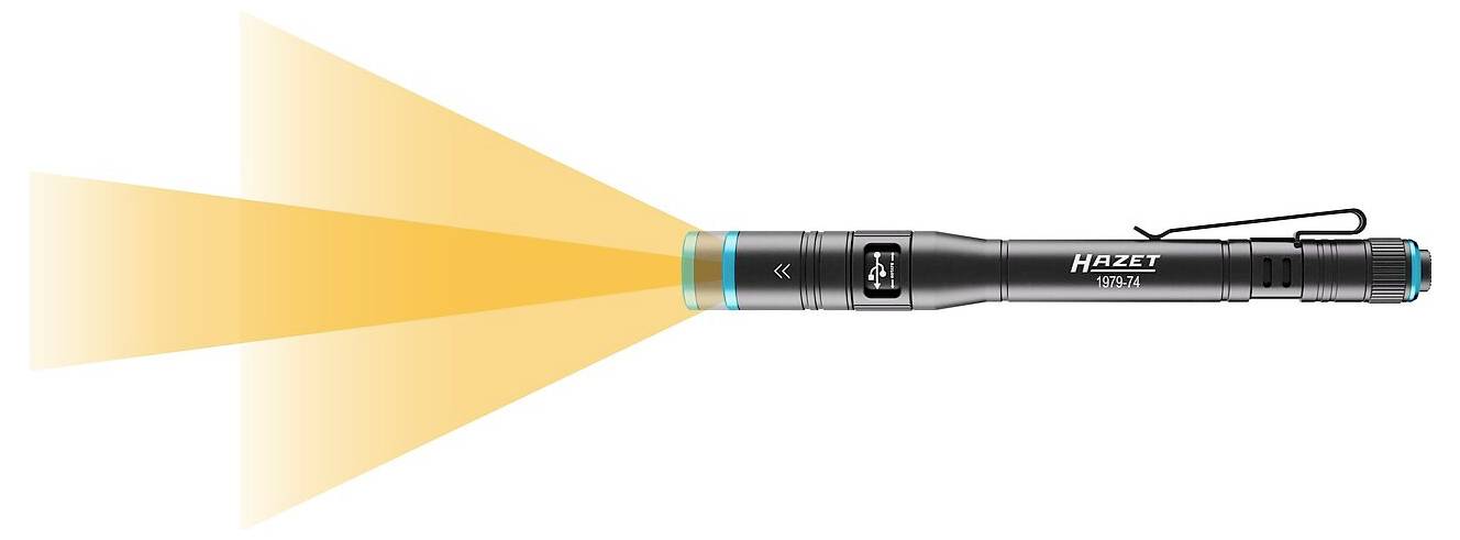 Hazet LED Penlight akkubetrieben, über USB, batteriebetrieben 500lm 3h 61g