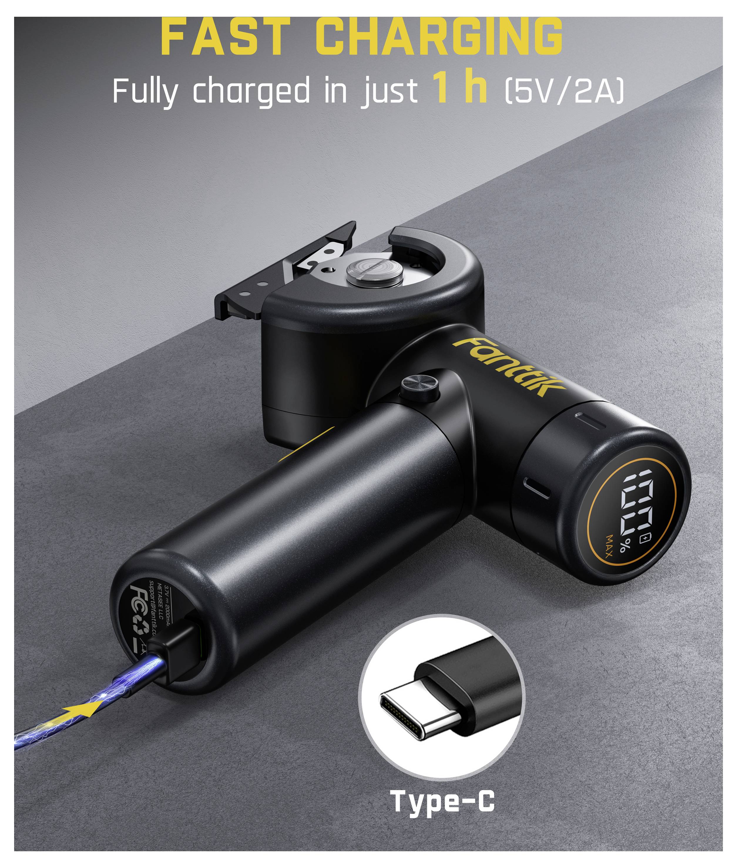 Fanttik Akku-Universalschere R100 Pro inkl. Akku-Lampe, inkl. Tasche