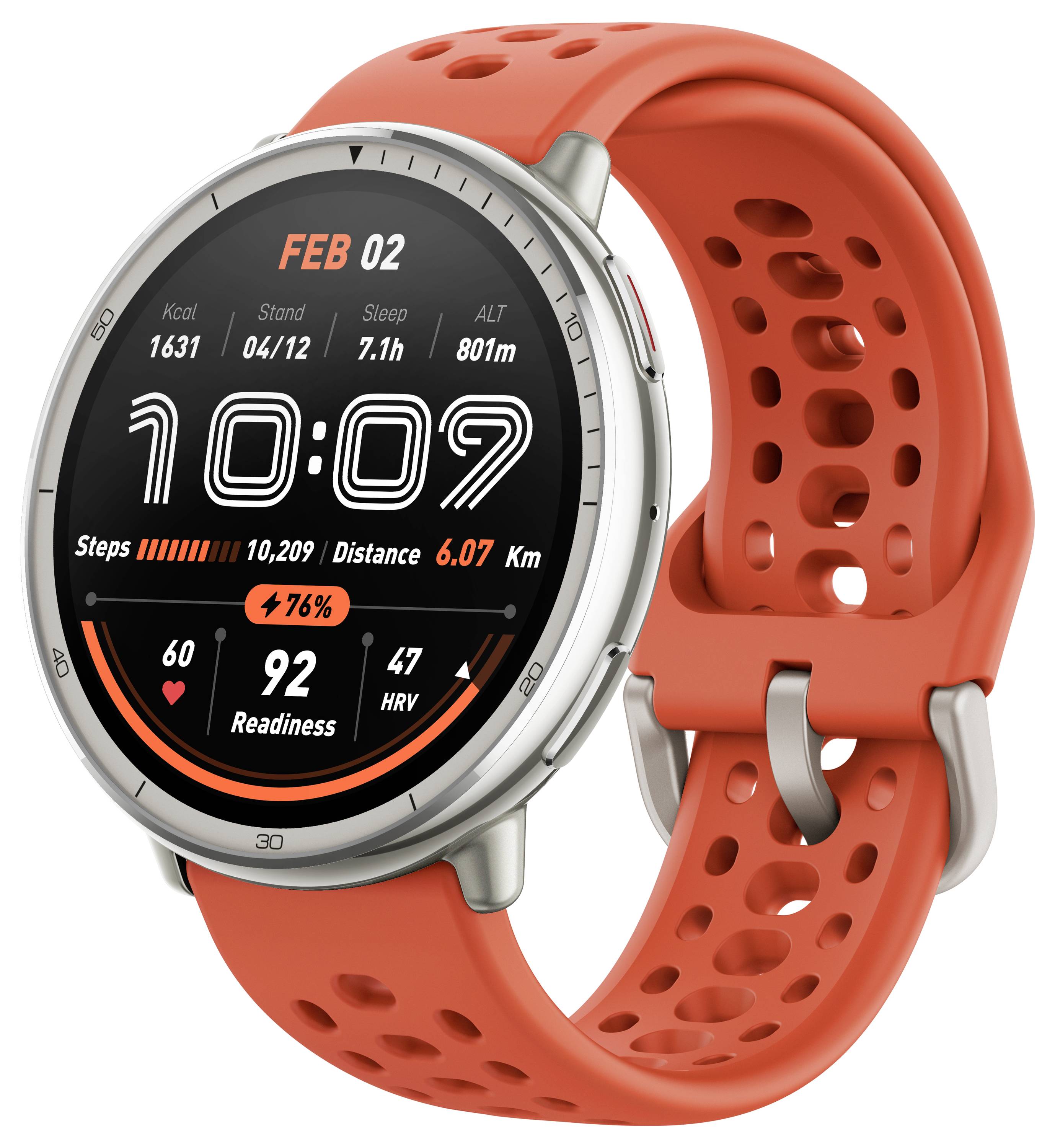 Amazfit Active 2 Round Premium Smartwatch Schwarz