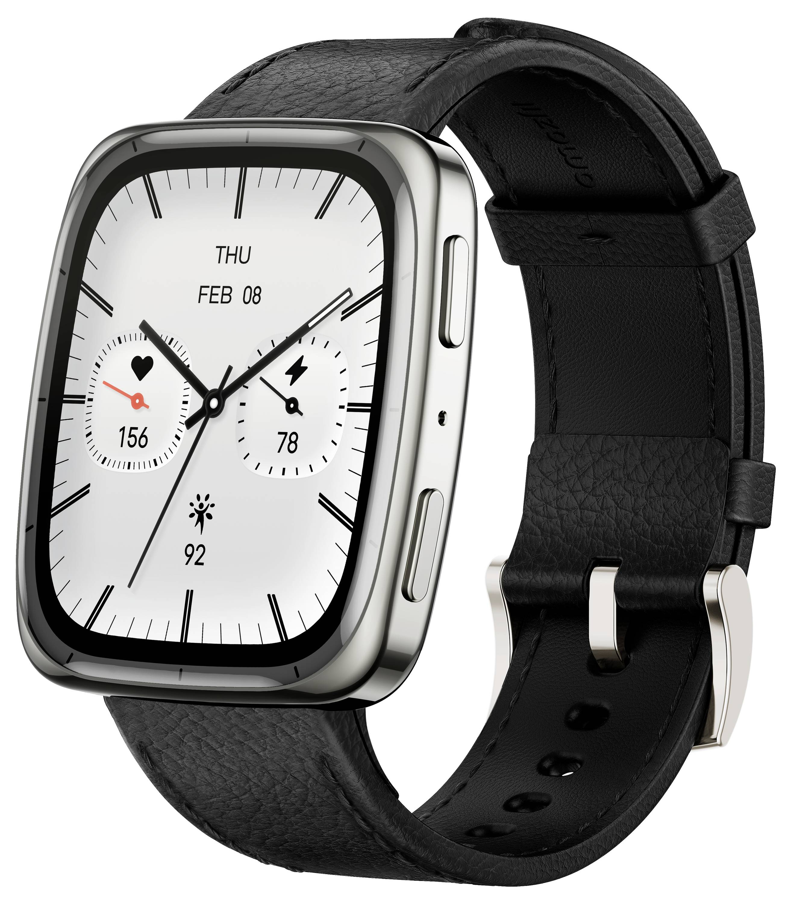 Amazfit Active 2 Square Premium Smartwatch Schwarz