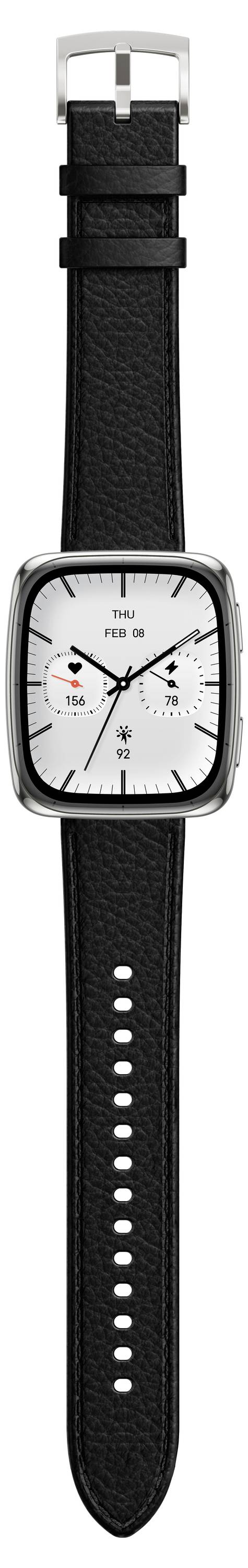 Amazfit Active 2 Square Premium Smartwatch Schwarz