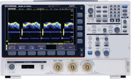 GW Instek GDS-3102A Digital-Oszilloskop 1 GHz 5 GSa/s 200 Mpts 8 Bit 1 St.