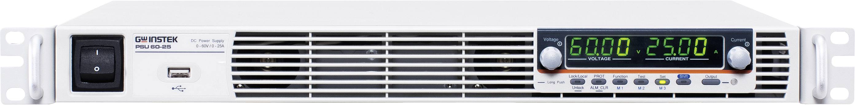 GW Instek PSU 60-25(AM3352) Labornetzgerät, einstellbar 0.2 - 60 V 100 mA - 25 A 1500 W USB-Host, L