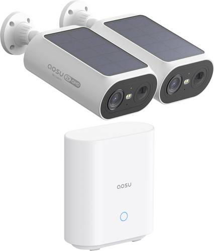 Aosu C8E-2H AOS-C8E0.WAEU02000 WLAN, Kabelgebunden IP Überwachungskamera-Set 1296 x 2304 Pixel