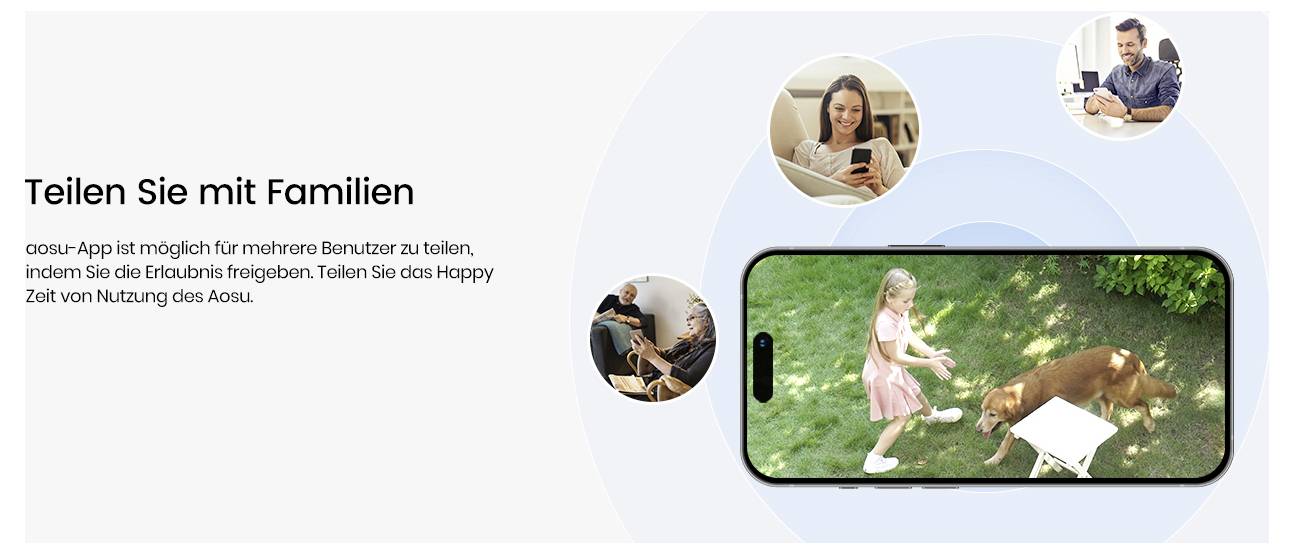 Aosu C8E-2H AOS-C8E0.WAEU02000 WLAN, Kabelgebunden IP Überwachungskamera-Set 1296 x 2304 Pixel