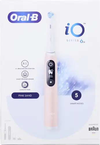 Oral-B iO Series 6n Pink Sand 8700216011419 Elektrische Zahnbürste
