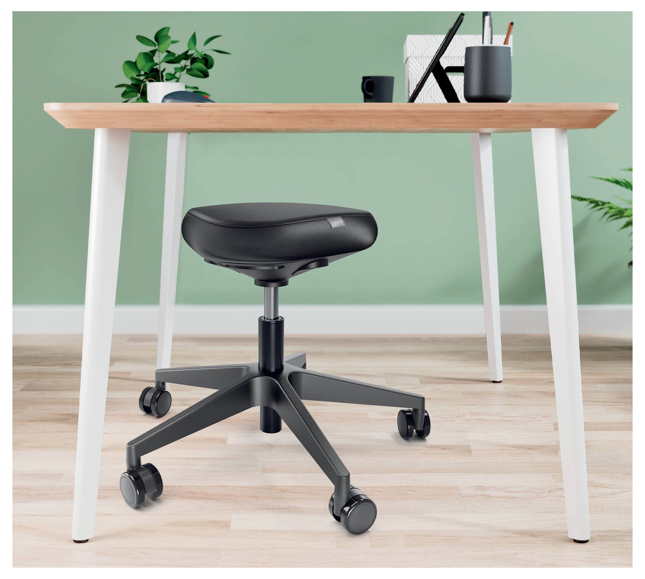 Leitz Sitzhocker Schwarz 65780095