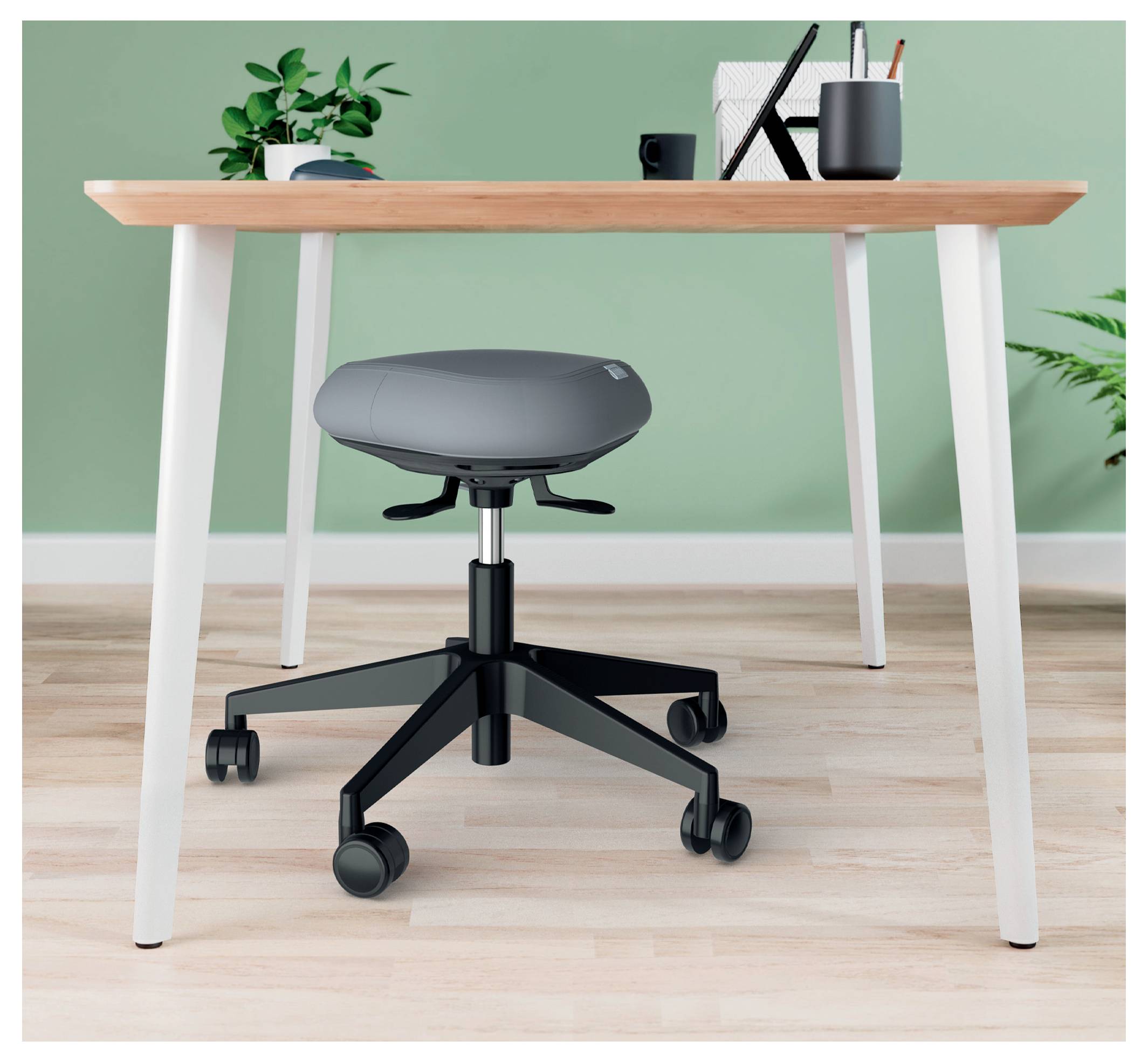 Leitz Sitzhocker Grau, Schwarz 65770095