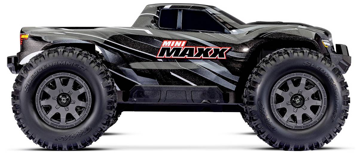Traxxas Mini Maxx BL-2s Schwarz Brushless 1:10 RC Modellauto Elektro Monstertruck Allradantrieb (4WD) 2,4GHz