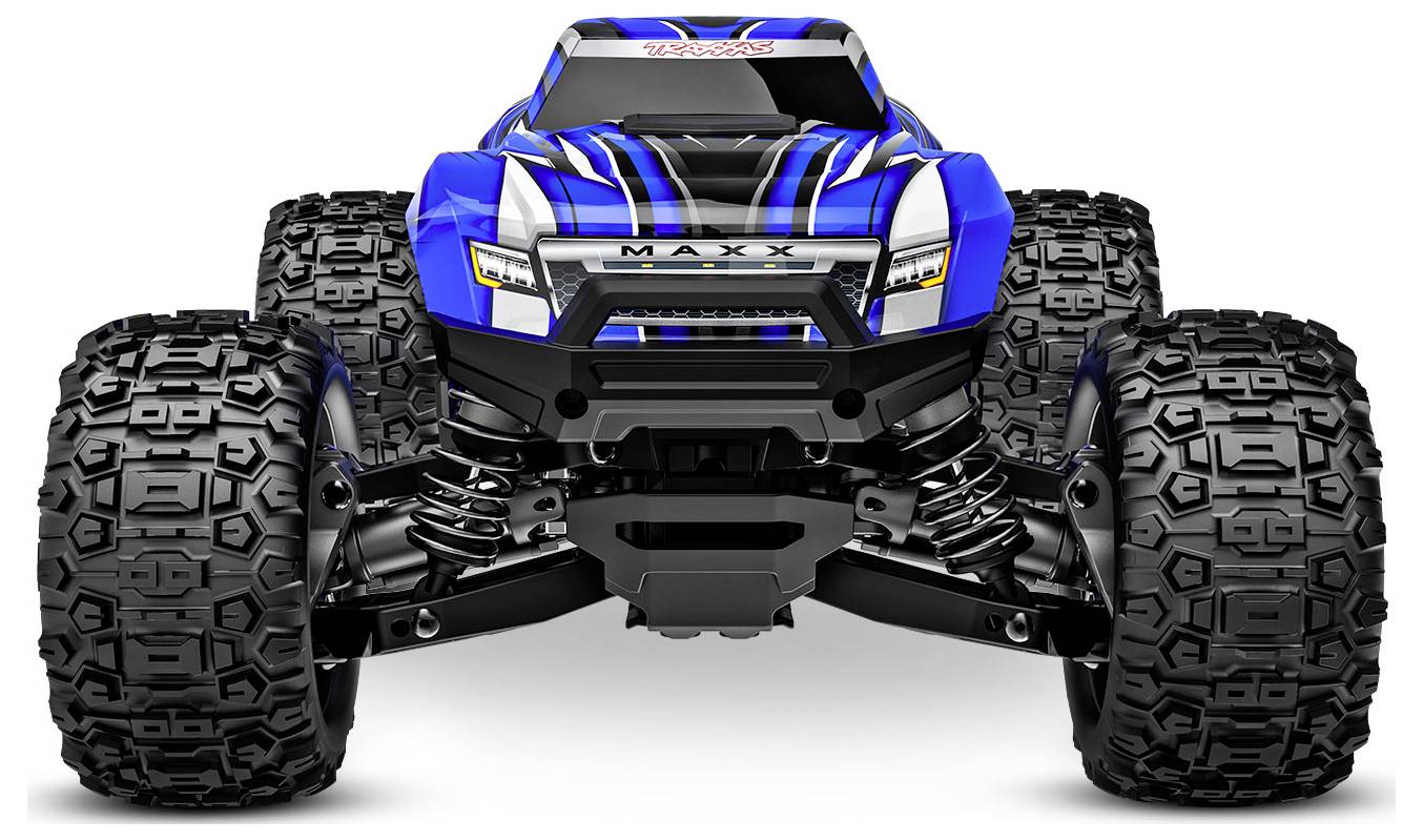 Traxxas Mini Maxx BL-2s Blau Brushless 1:10 RC Modellauto Elektro Monstertruck Allradantrieb (4WD) 2,4GHz