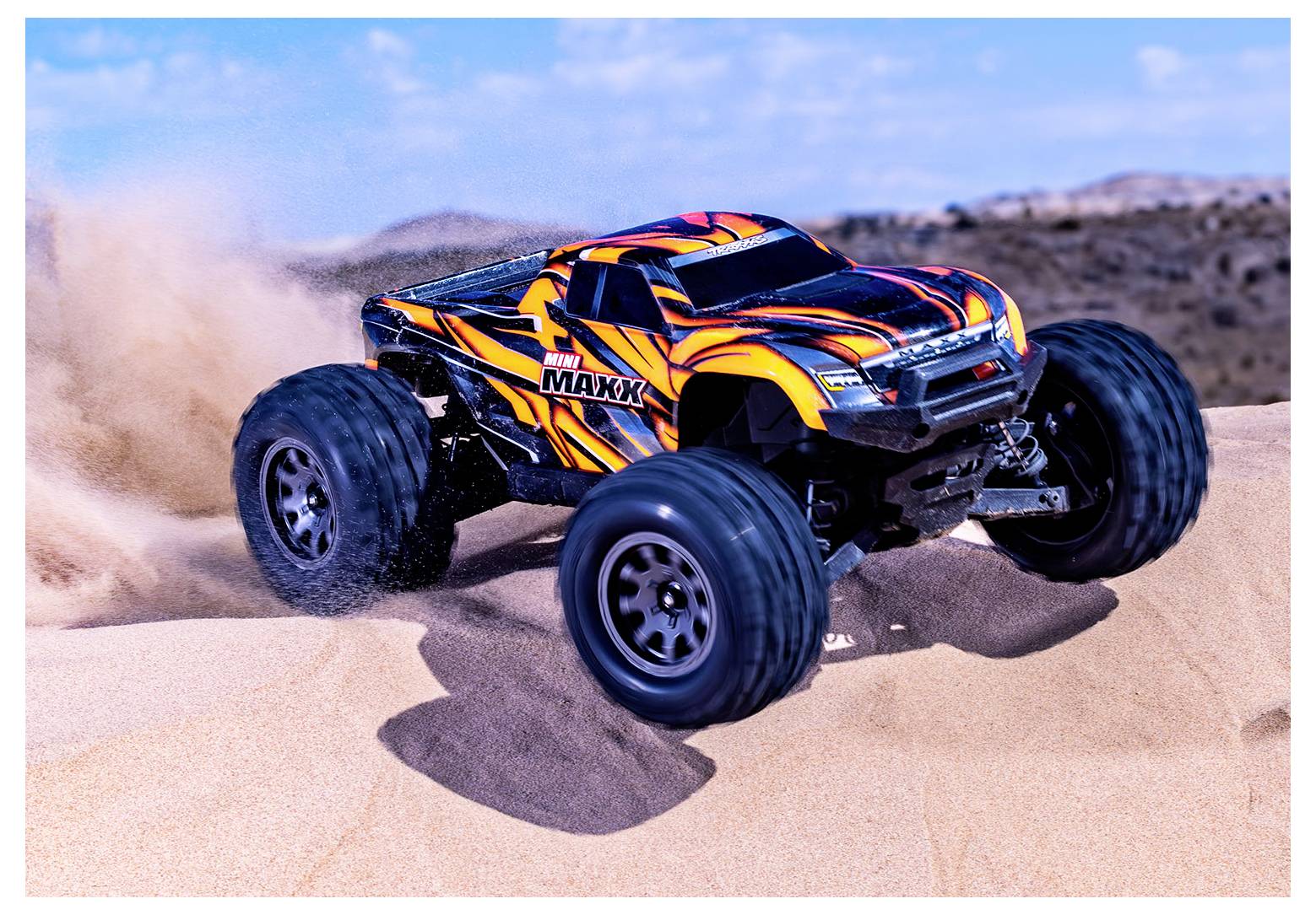 Traxxas Mini Maxx BL-2s Grün Brushless 1:10 RC Modellauto Elektro Monstertruck Allradantrieb (4WD) 2,4GHz