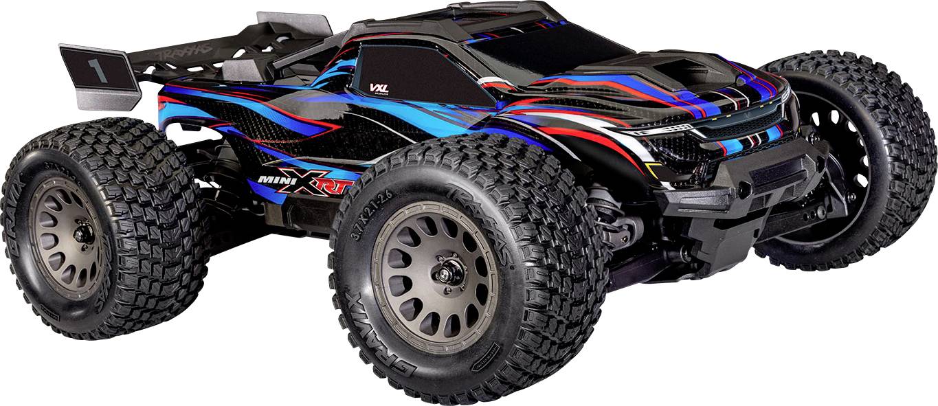 Traxxas Mini XRT VXL-3s Blau Brushless 1:10 RC Modellauto Elektro Monstertruck Allradantrieb (4WD) RtR 2,4GHz