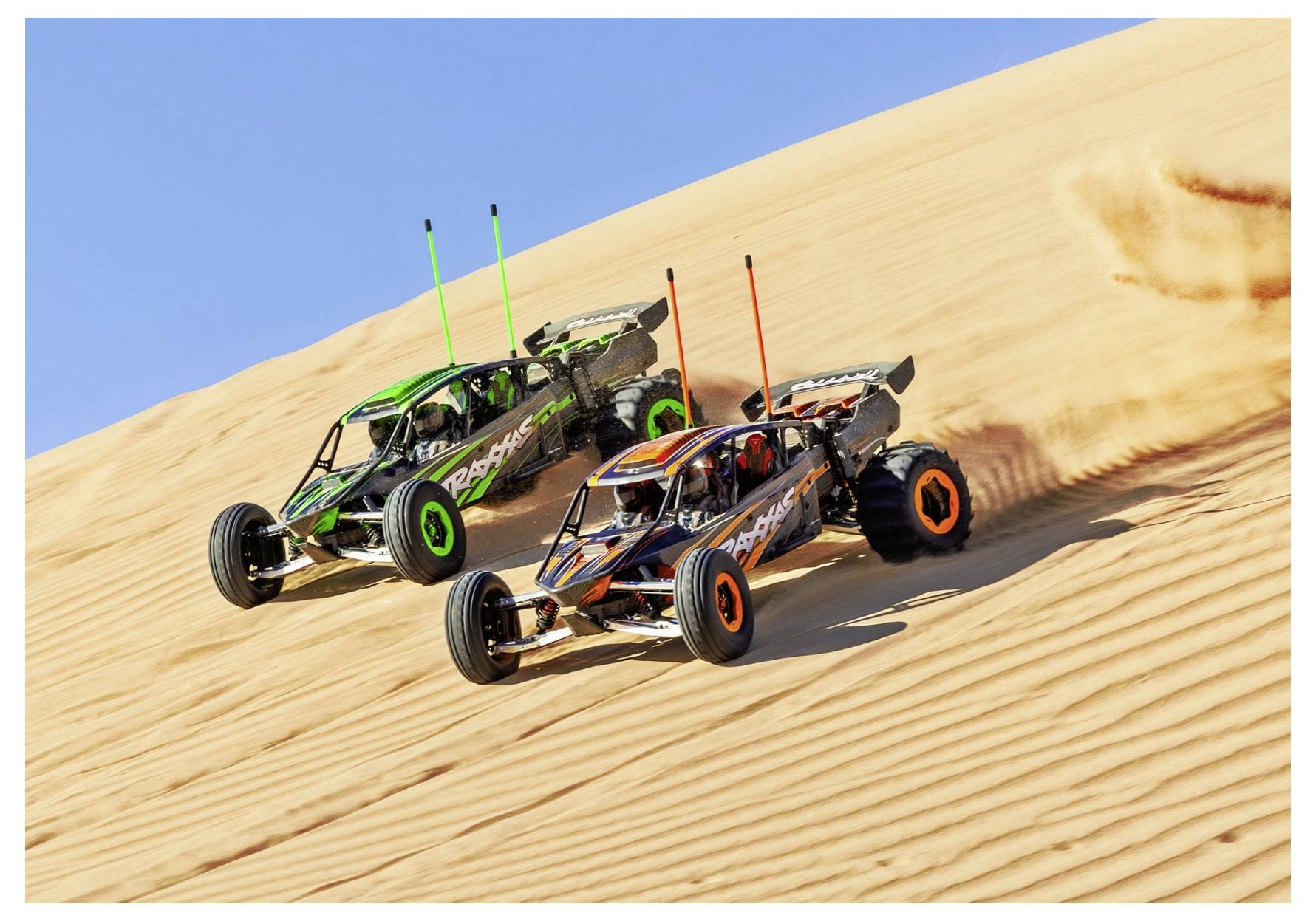Traxxas Funco Pro Scale Replica Grün Brushless RC Modellauto Elektro Sand Buggy Frontantrieb (2WD) RtR 2,4GHz