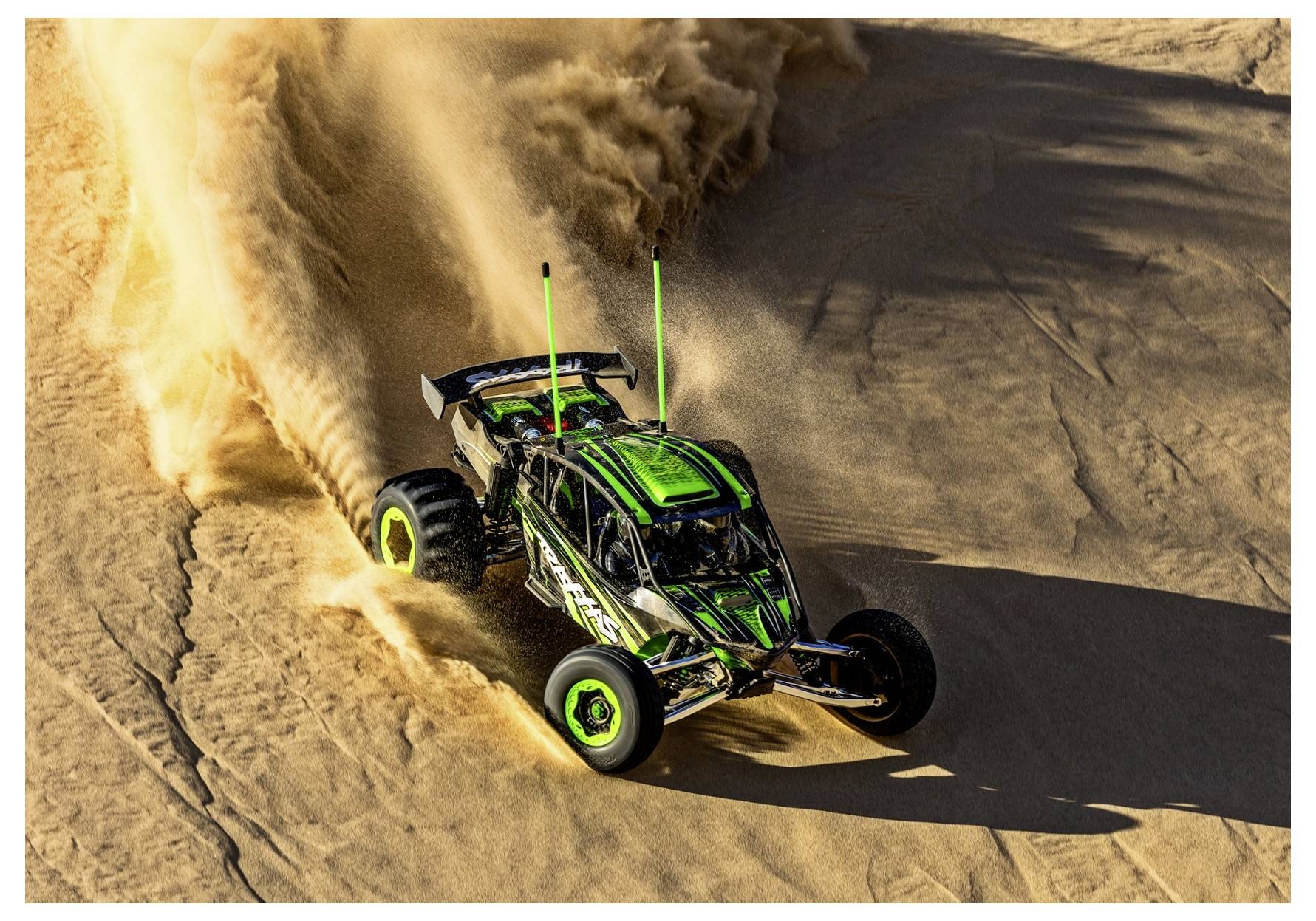 Traxxas Funco Pro Scale Replica Grün Brushless RC Modellauto Elektro Sand Buggy Frontantrieb (2WD) RtR 2,4GHz