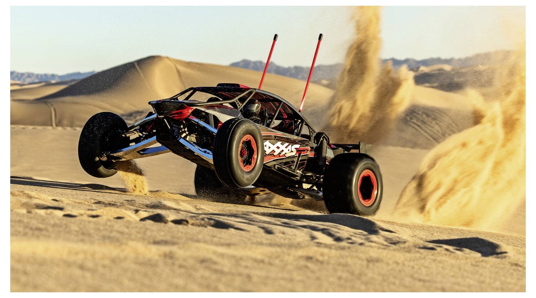 Traxxas Funco Pro Scale Replica Rot Brushless RC Modellauto Elektro Sand Buggy Frontantrieb (2WD) RtR 2,4GHz