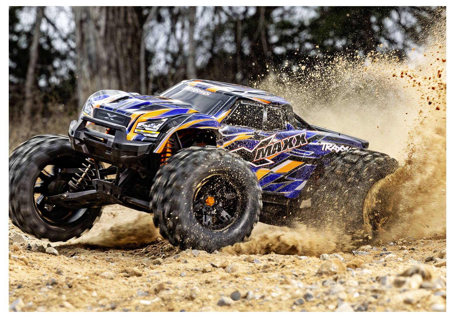 Traxxas X-Maxx Blau Brushless RC Modellauto Elektro Monstertruck Allradantrieb (4WD) RtR 2,4GHz