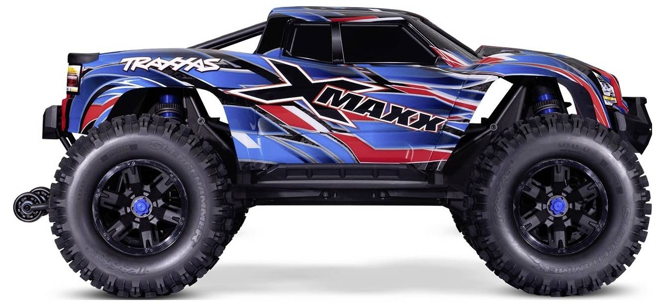 Traxxas X-Maxx Blau Brushless RC Modellauto Elektro Monstertruck Allradantrieb (4WD) RtR 2,4GHz