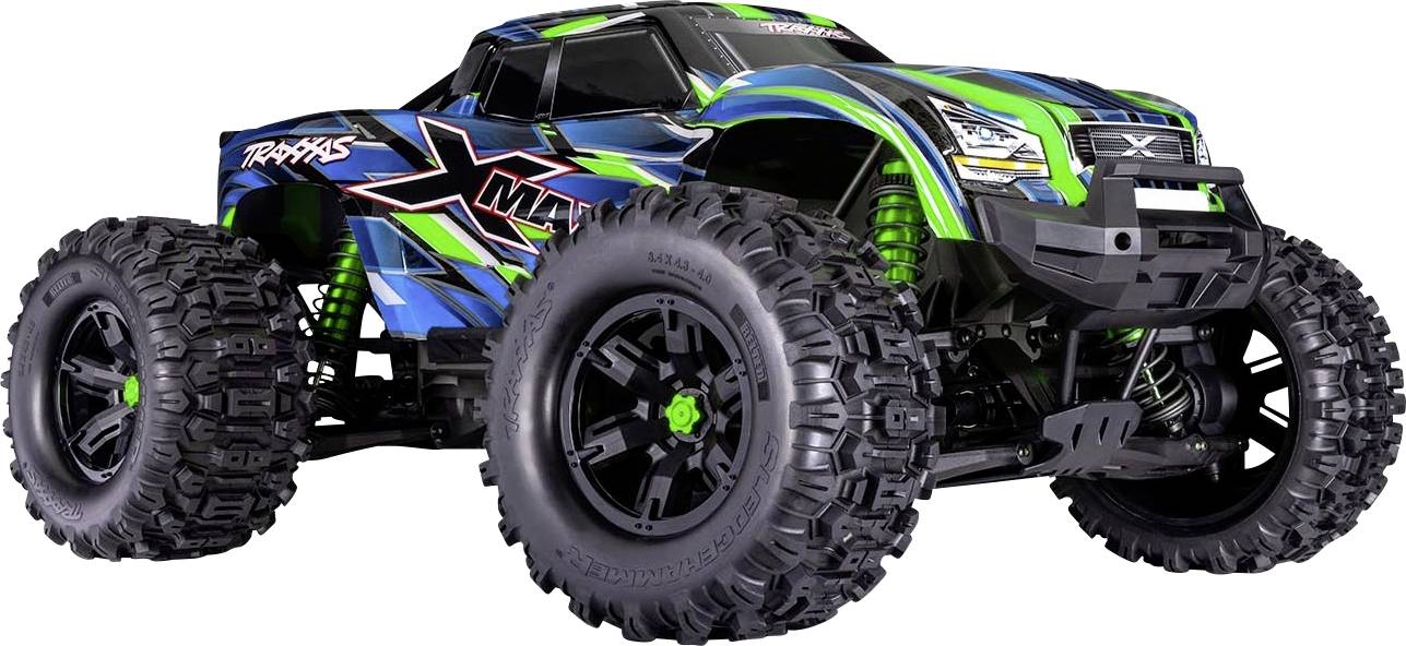 Traxxas X-Maxx Grün Brushless RC Modellauto Elektro Monstertruck Allradantrieb (4WD) RtR 2,4GHz