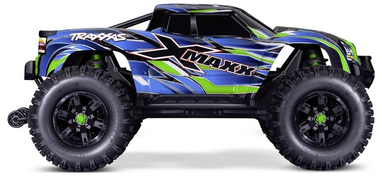 Traxxas X-Maxx Grün Brushless RC Modellauto Elektro Monstertruck Allradantrieb (4WD) RtR 2,4GHz