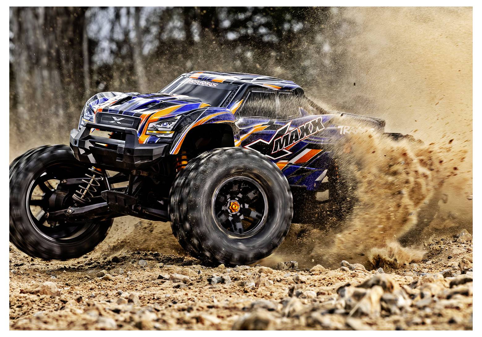 Traxxas X-Maxx Orange Brushless RC Modellauto Elektro Monstertruck Allradantrieb (4WD) RtR 2,4GHz