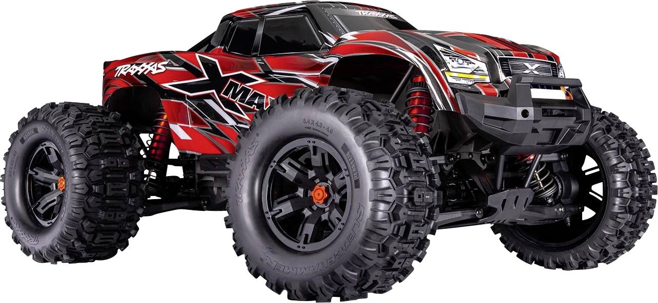 Traxxas X-Maxx Rot Brushless RC Modellauto Elektro Monstertruck Allradantrieb (4WD) RtR 2,4GHz