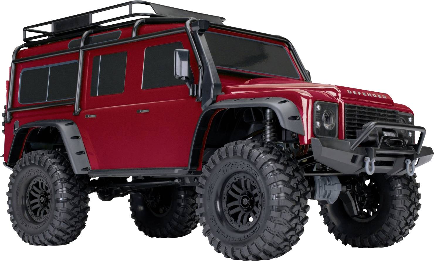 Traxxas TRX-4 Land Rover Defender Brushed 1:10 RC Modellauto Elektro Crawler Allradantrieb (4WD) RtR 2,4GHz