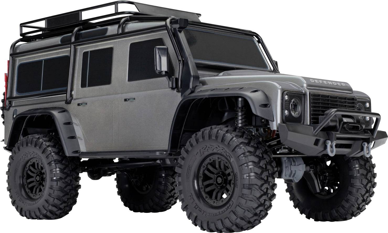Traxxas TRX-4 Land Rover Defender Brushed 1:10 RC Modellauto Elektro Crawler Allradantrieb (4WD) RtR 2,4GHz