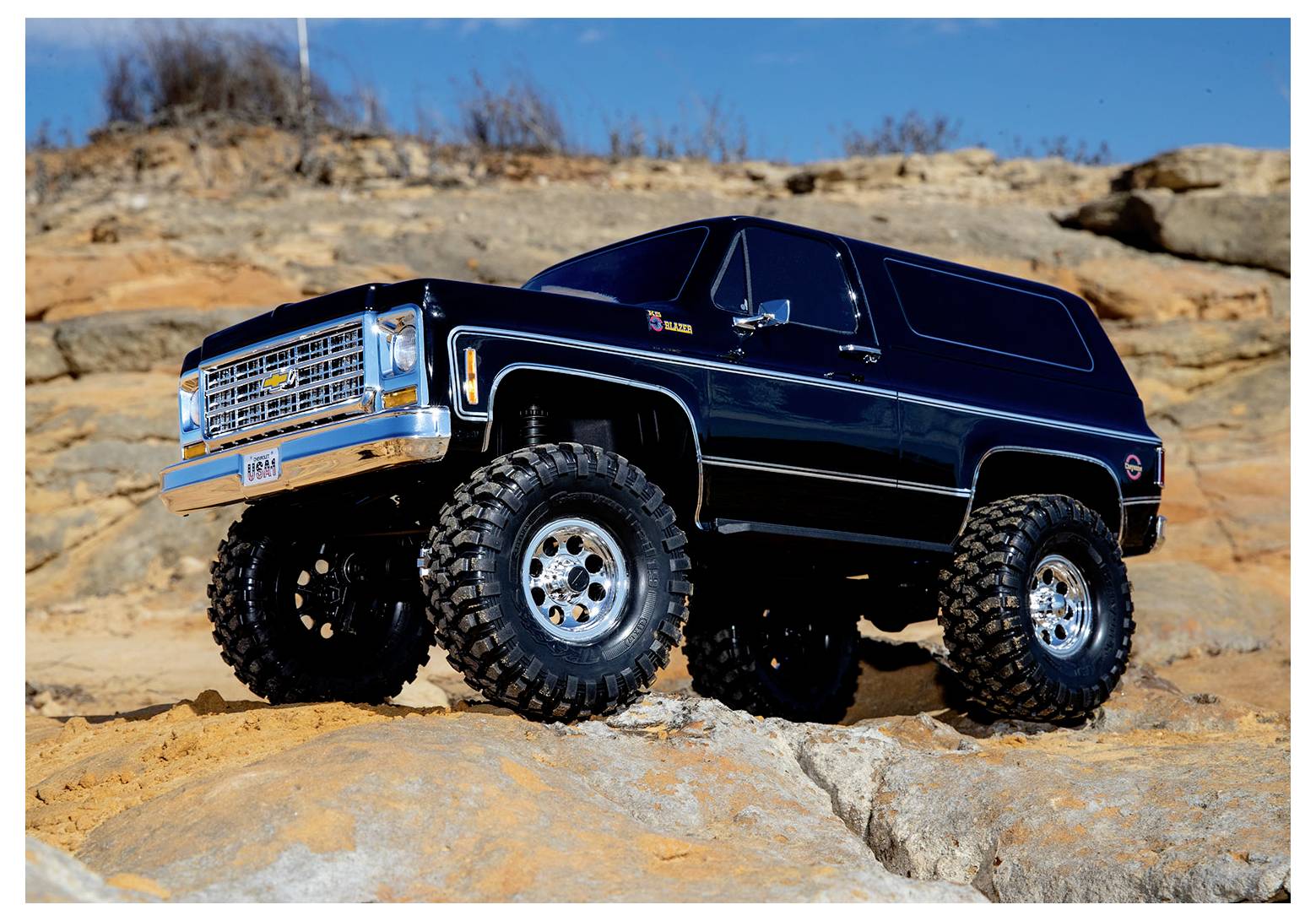 Traxxas TRX-4 1979 Chevrolet Blaze Brushed 1:10 RC Modellauto Elektro Crawler Allradantrieb (4WD) RtR 2,4GHz