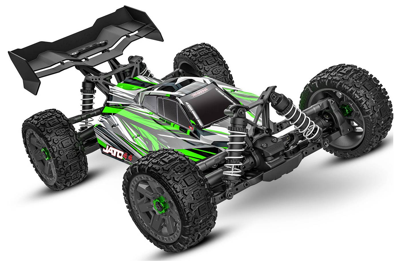 Traxxas Jato 4X4 BL-2s Grün Brushless 1:8 RC Modellauto Elektro Buggy Allradantrieb (4WD) RtR 2,4GHz