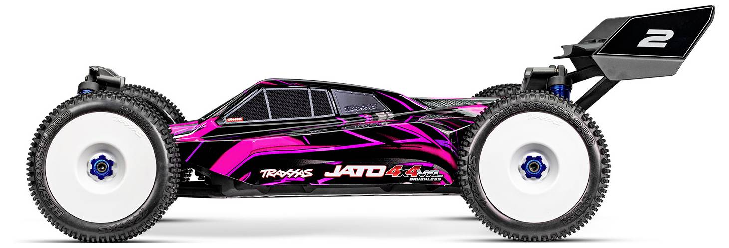 Traxxas JATO 4x4 VXL 4S Pink Brushless 1:8 RC Modellauto Elektro Buggy Allradantrieb (4WD) RtR 2,4GHz