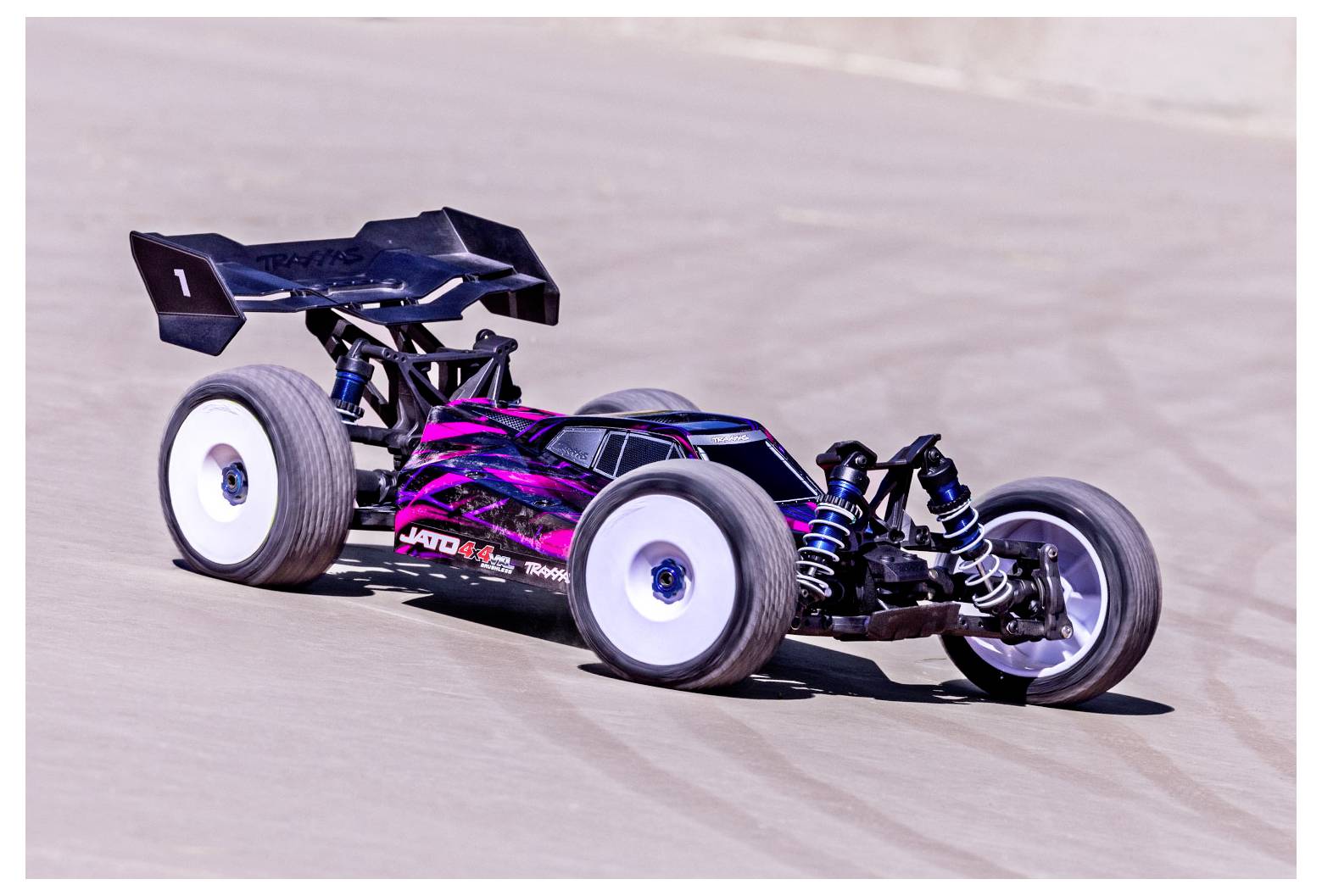 Traxxas JATO 4x4 VXL 4S Pink Brushless 1:8 RC Modellauto Elektro Buggy Allradantrieb (4WD) RtR 2,4GHz
