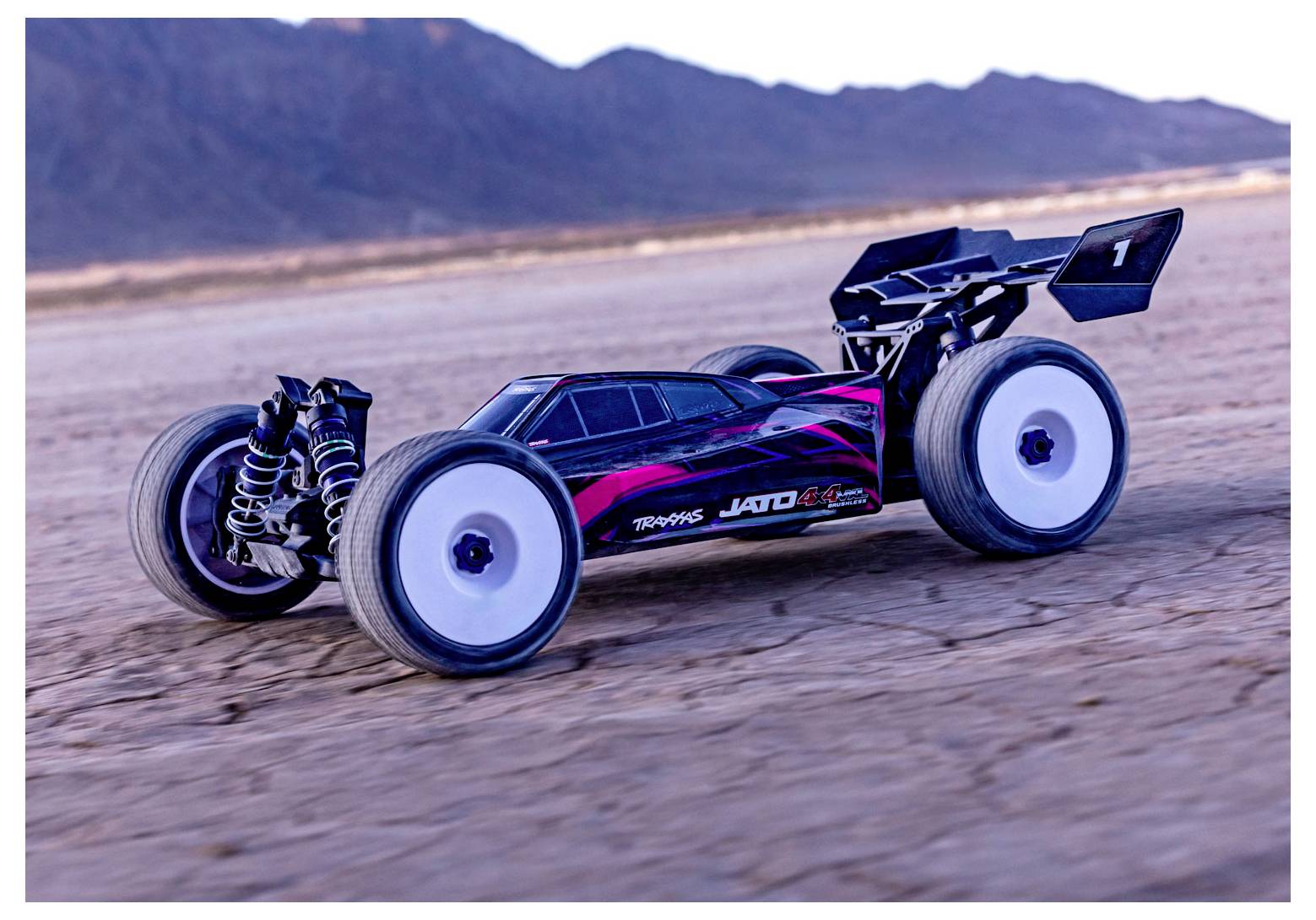 Traxxas JATO 4x4 VXL 4S Pink Brushless 1:8 RC Modellauto Elektro Buggy Allradantrieb (4WD) RtR 2,4GHz