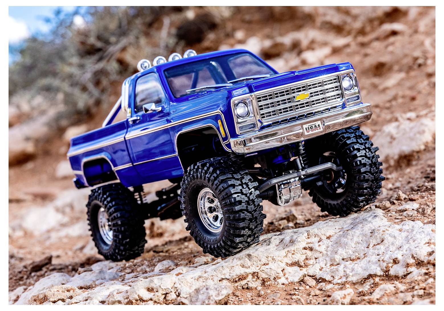 Traxxas TRX-4M Chevrolet K10 High Trail Edition Brushed 1:18 RC Modellauto Elektro Crawler Allradantrieb (4WD) 2,4GHz