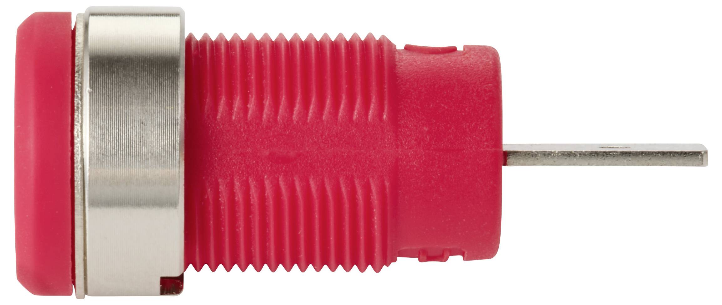TRU COMPONENTS MP-32 rot Sicherheits-Einbaubuchse 4mm NI F6,3 Rot Bulk