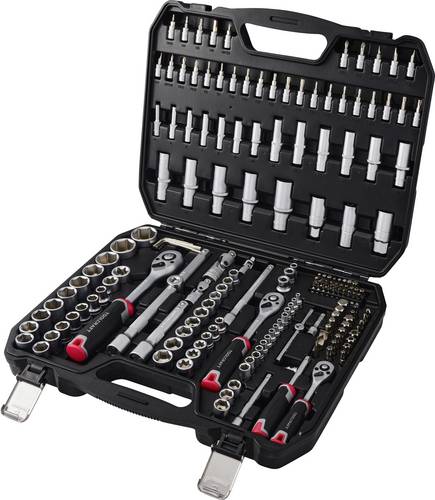 TOOLCRAFT Bit- and Steckschlüssel-Set 1/2\ , 1/4\ , 3/8\ 179teilig