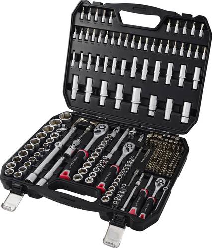 TOOLCRAFT Bit- and Steckschlüssel-Set 1/2\ , 1/4\ , 3/8\ 255teilig