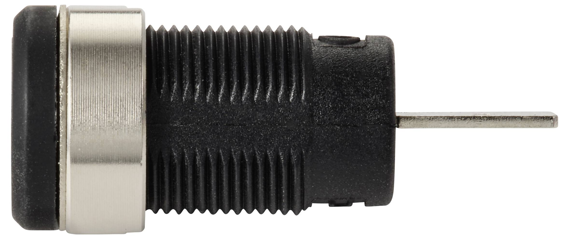 TRU COMPONENTS MP-32schwarz Sicherheits-Einbaubuchse 4mm NI F6,3 Schwarz Bulk
