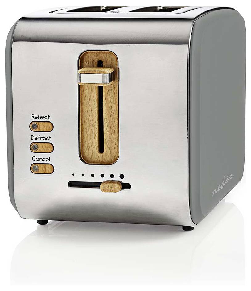 Nedis KABT510EGY Toaster Grau