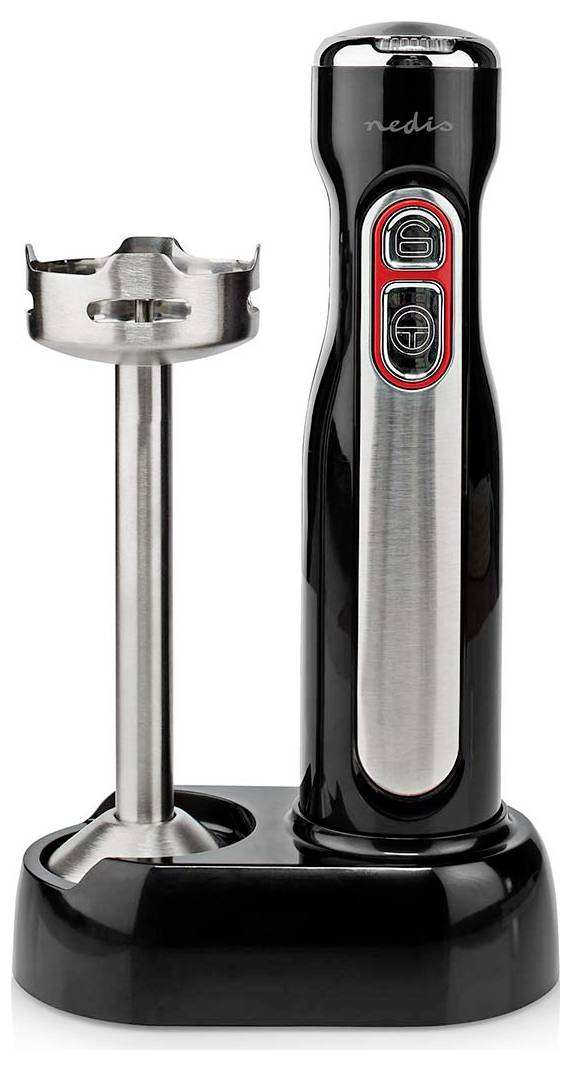 Nedis KAHB600BK Stabmixer 100 W Schwarz, Silber
