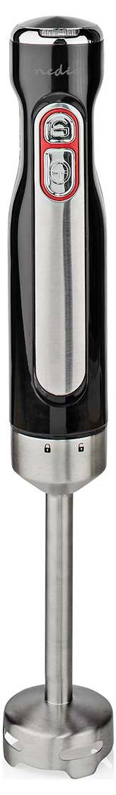 Nedis KAHB600BK Stabmixer 100 W Schwarz, Silber