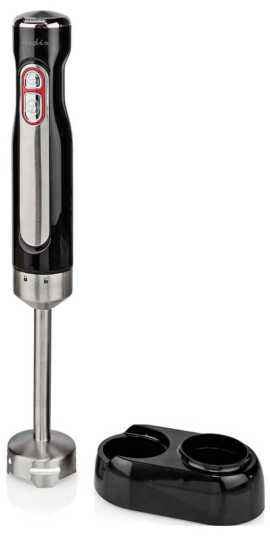 Nedis KAHB600BK Stabmixer 100 W Schwarz, Silber