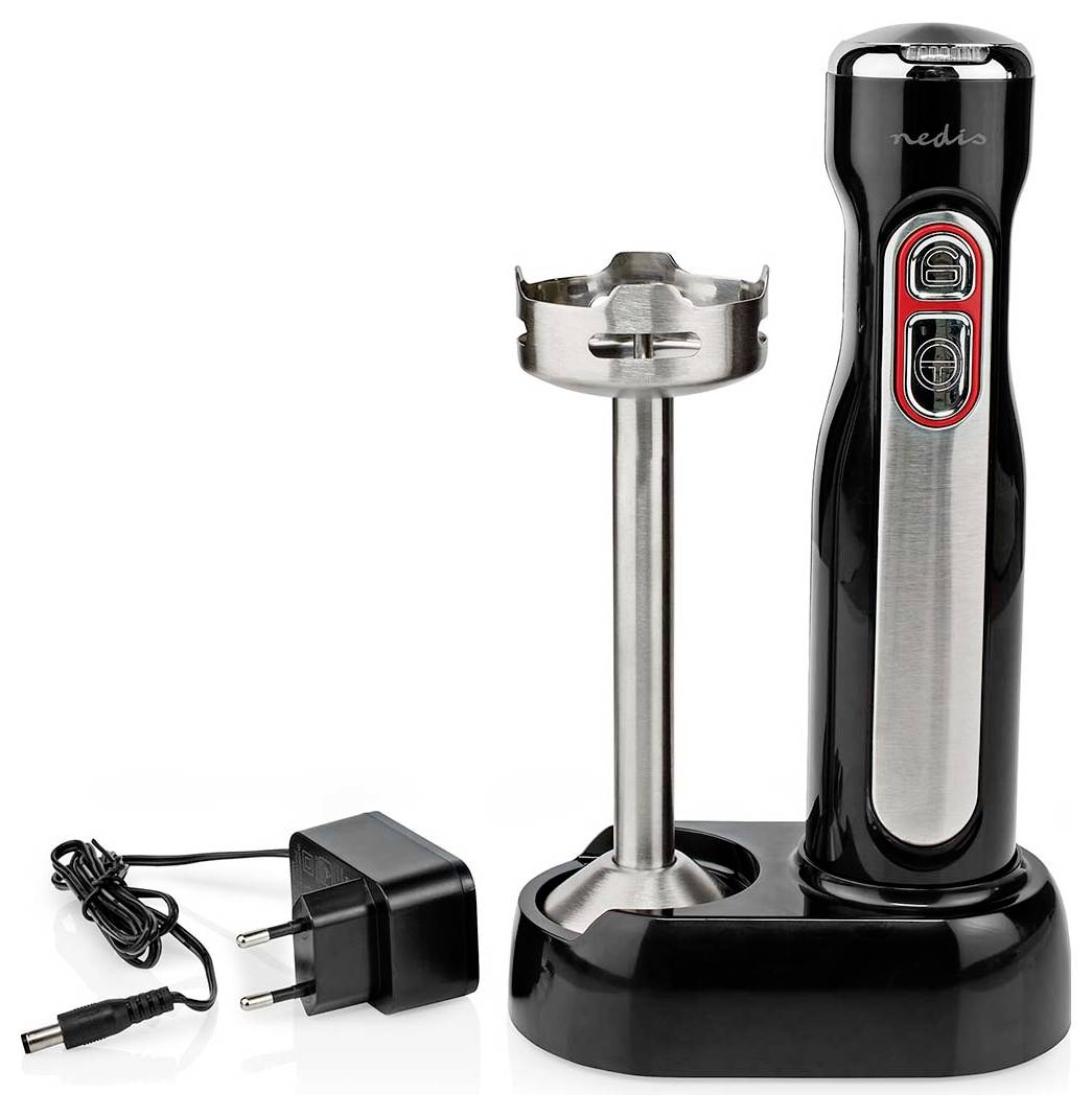 Nedis KAHB600BK Stabmixer 100 W Schwarz, Silber