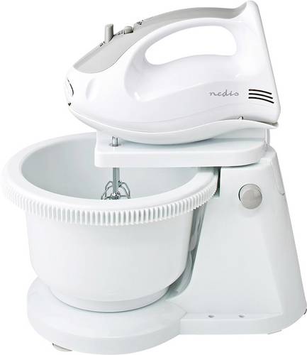 Nedis KAHM110CWT Handmixer 200W Grau, Weiß